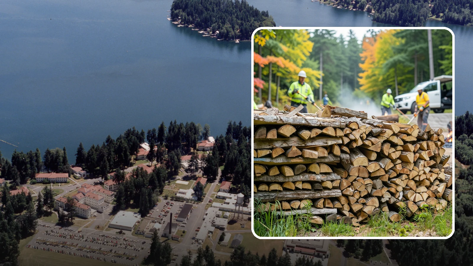 Campground Firewood in Lakewood, Pierce County, WA - We supply Pacific Northwest campgrounds with bundled and bulk firewood that keeps camp stores and sites stocked all season.