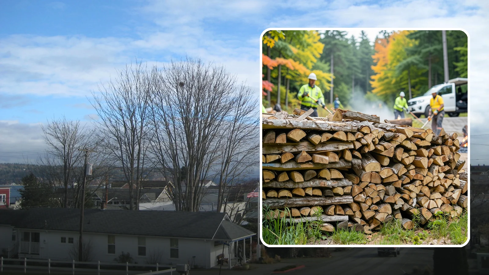 Campground Firewood in Langley, Island County, WA - We supply Pacific Northwest campgrounds with bundled and bulk firewood that keeps camp stores and sites stocked all season.
