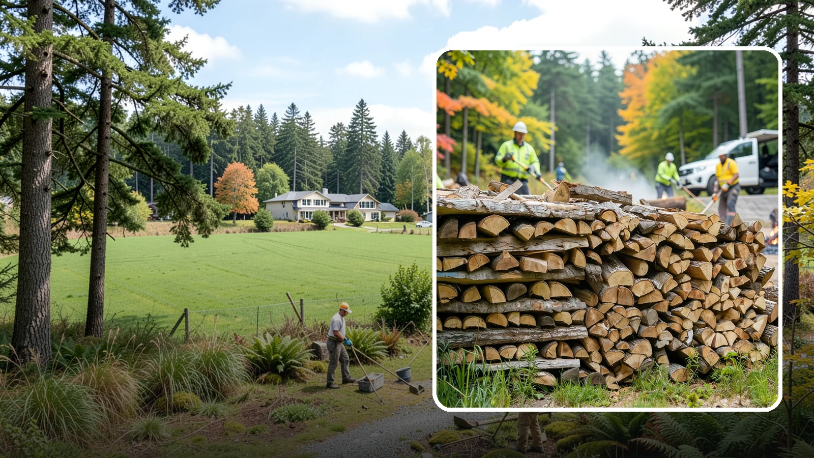 Campground Firewood in Lyman, Skagit County, WA - We supply Pacific Northwest campgrounds with bundled and bulk firewood that keeps camp stores and sites stocked all season.