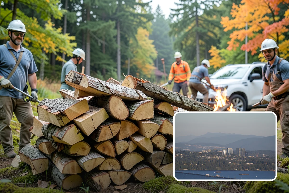 Campground Firewood in Medina, King County, WA - Bundles and bulk volumes to fit your operation