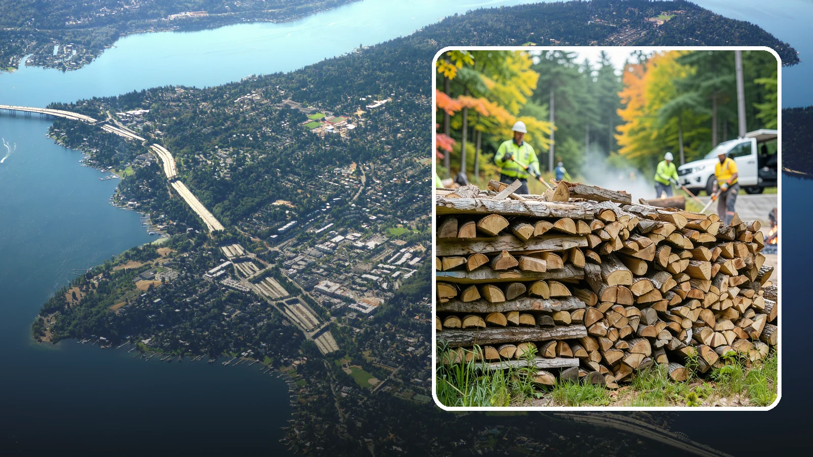 Campground Firewood in Mercer Island, King County, WA - We supply Pacific Northwest campgrounds with bundled and bulk firewood that keeps camp stores and sites stocked all season.