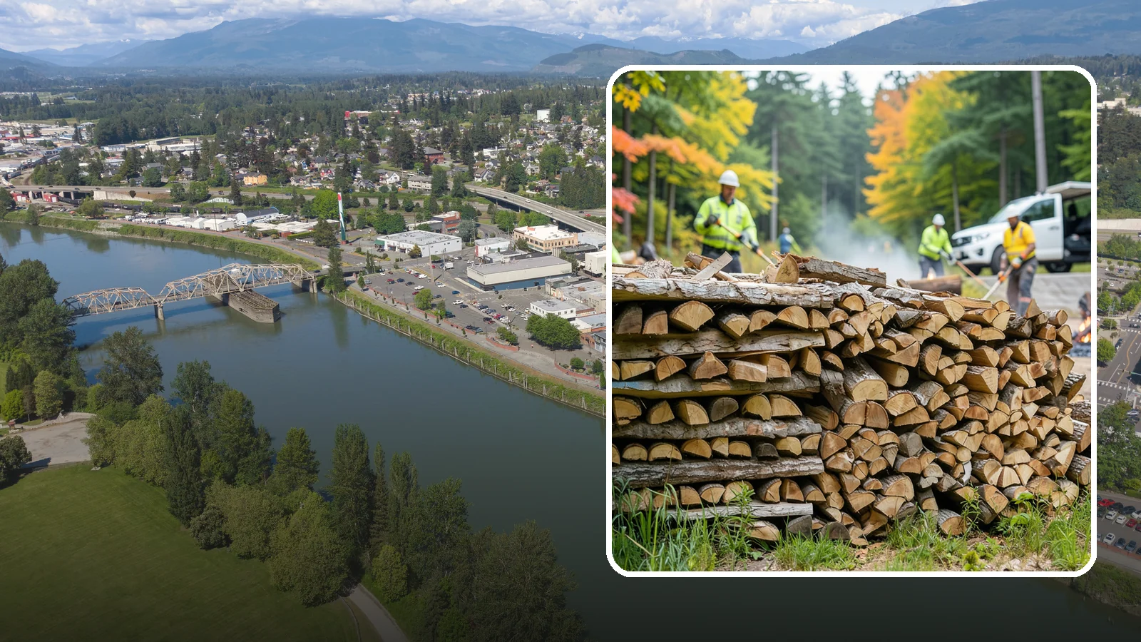 Campground Firewood in Mount Vernon, Skagit County, WA - We supply Pacific Northwest campgrounds with bundled and bulk firewood that keeps camp stores and sites stocked all season.