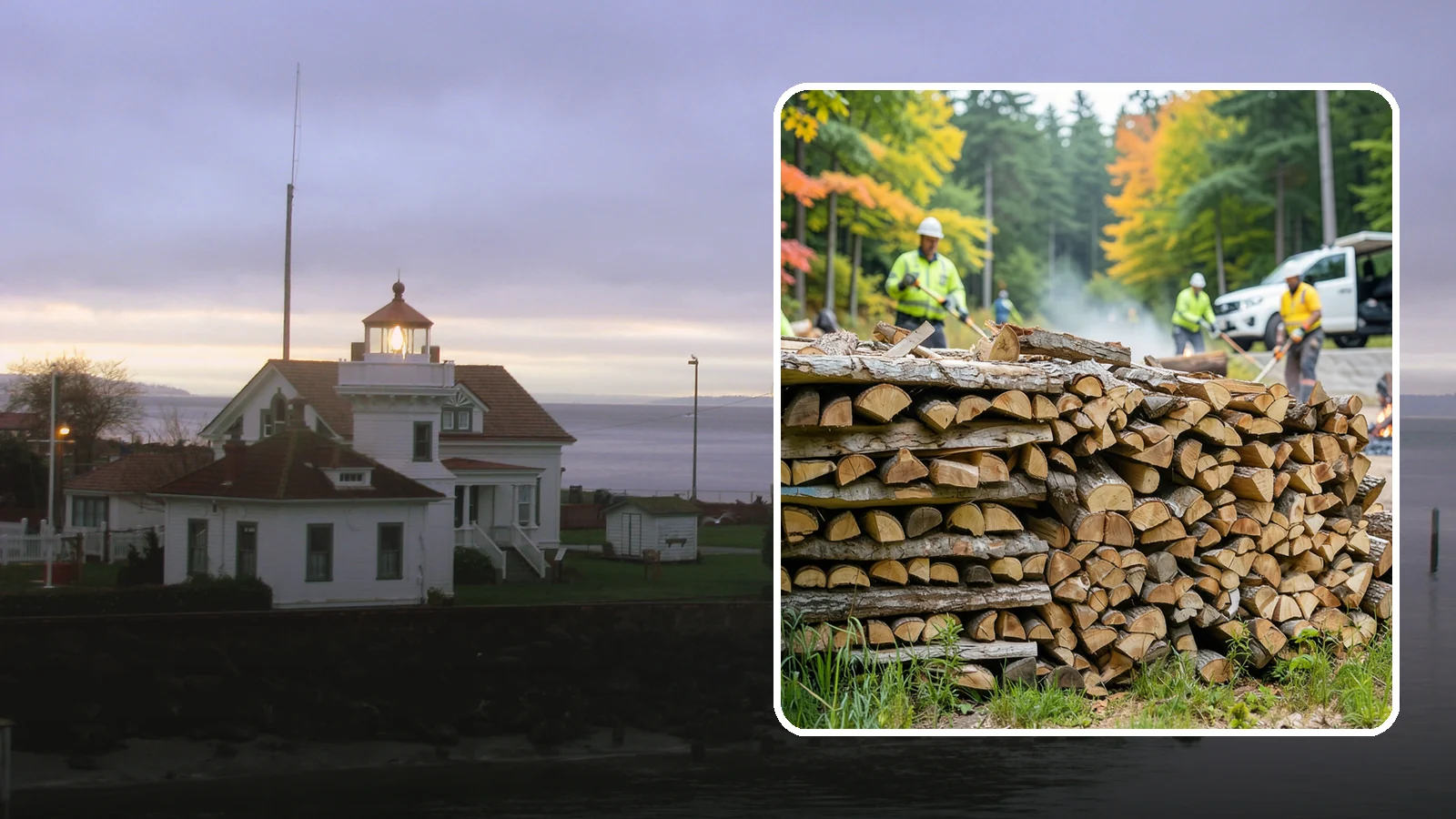 Campground Firewood in Mukilteo, Snohomish County, WA - We supply Pacific Northwest campgrounds with bundled and bulk firewood that keeps camp stores and sites stocked all season.