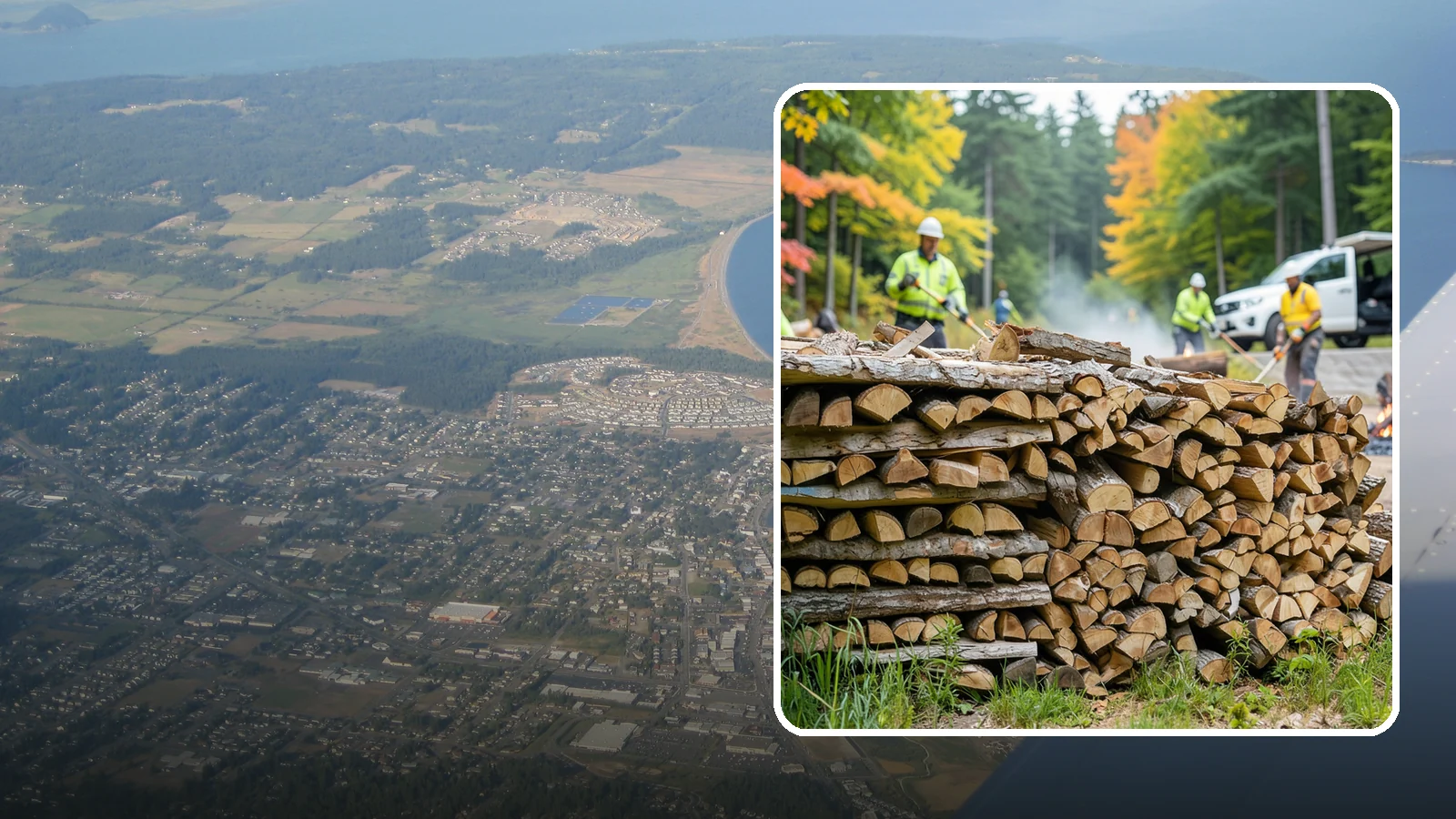 Campground Firewood in Oak Harbor, Island County, WA - We supply Pacific Northwest campgrounds with bundled and bulk firewood that keeps camp stores and sites stocked all season.