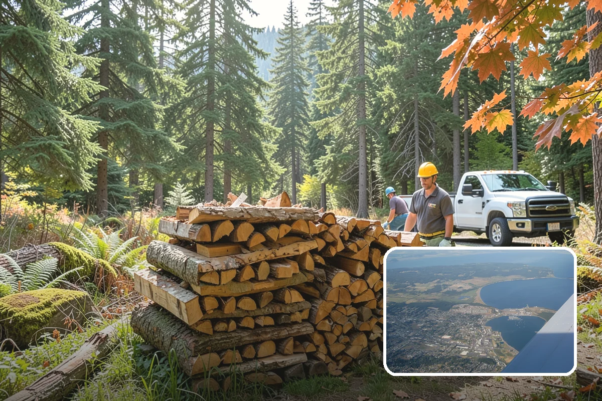 Campground Firewood in Oak Harbor, Island County, WA - Bundles and bulk volumes to fit your operation