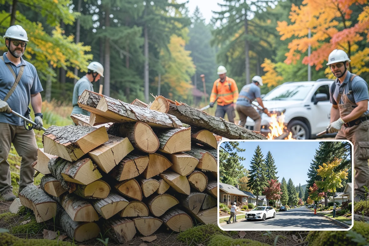 Campground Firewood in Orting, Pierce County, WA - Bundles and bulk volumes to fit your operation