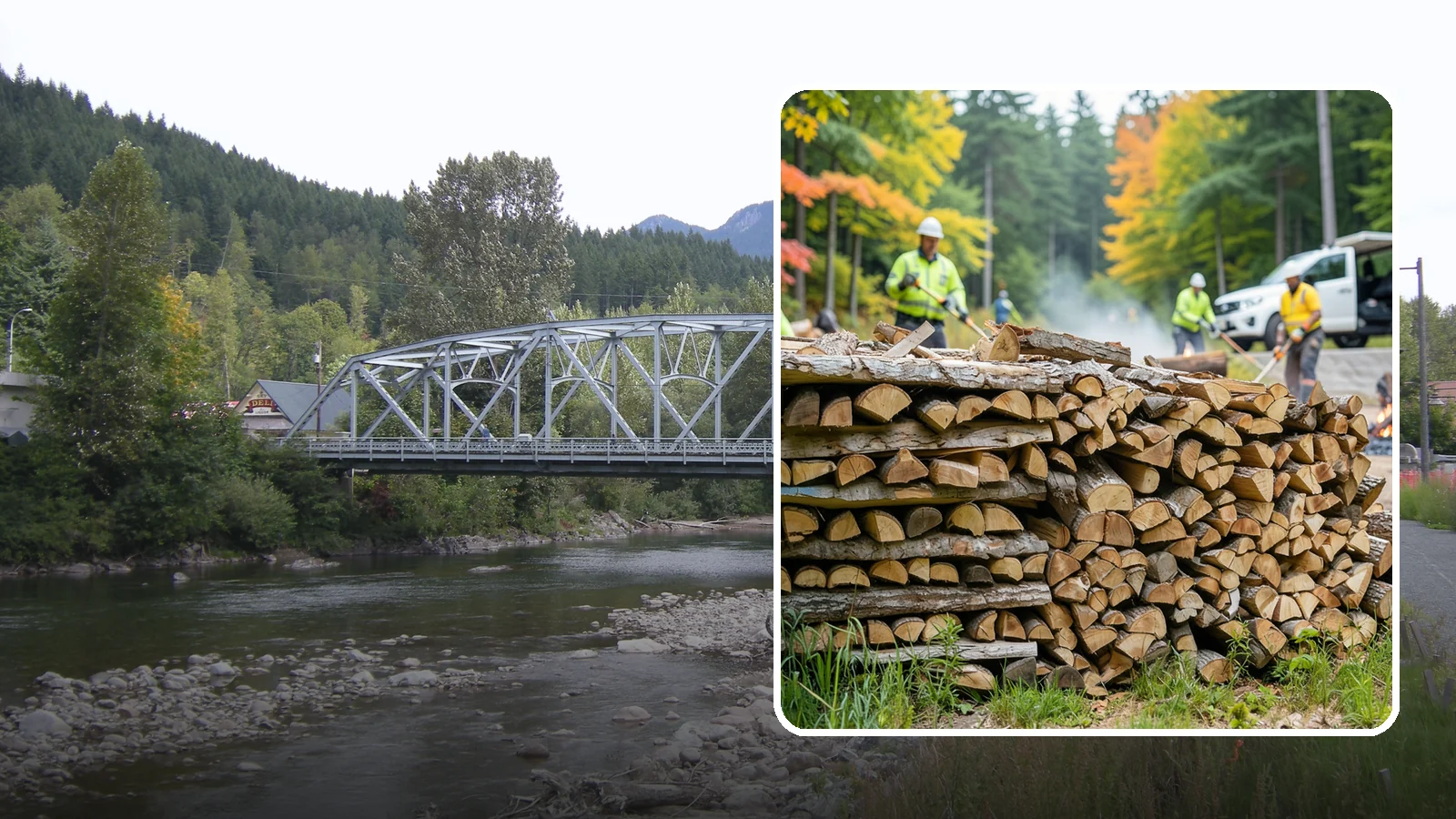 Campground Firewood in Skykomish, King County, WA - We supply Pacific Northwest campgrounds with bundled and bulk firewood that keeps camp stores and sites stocked all season.