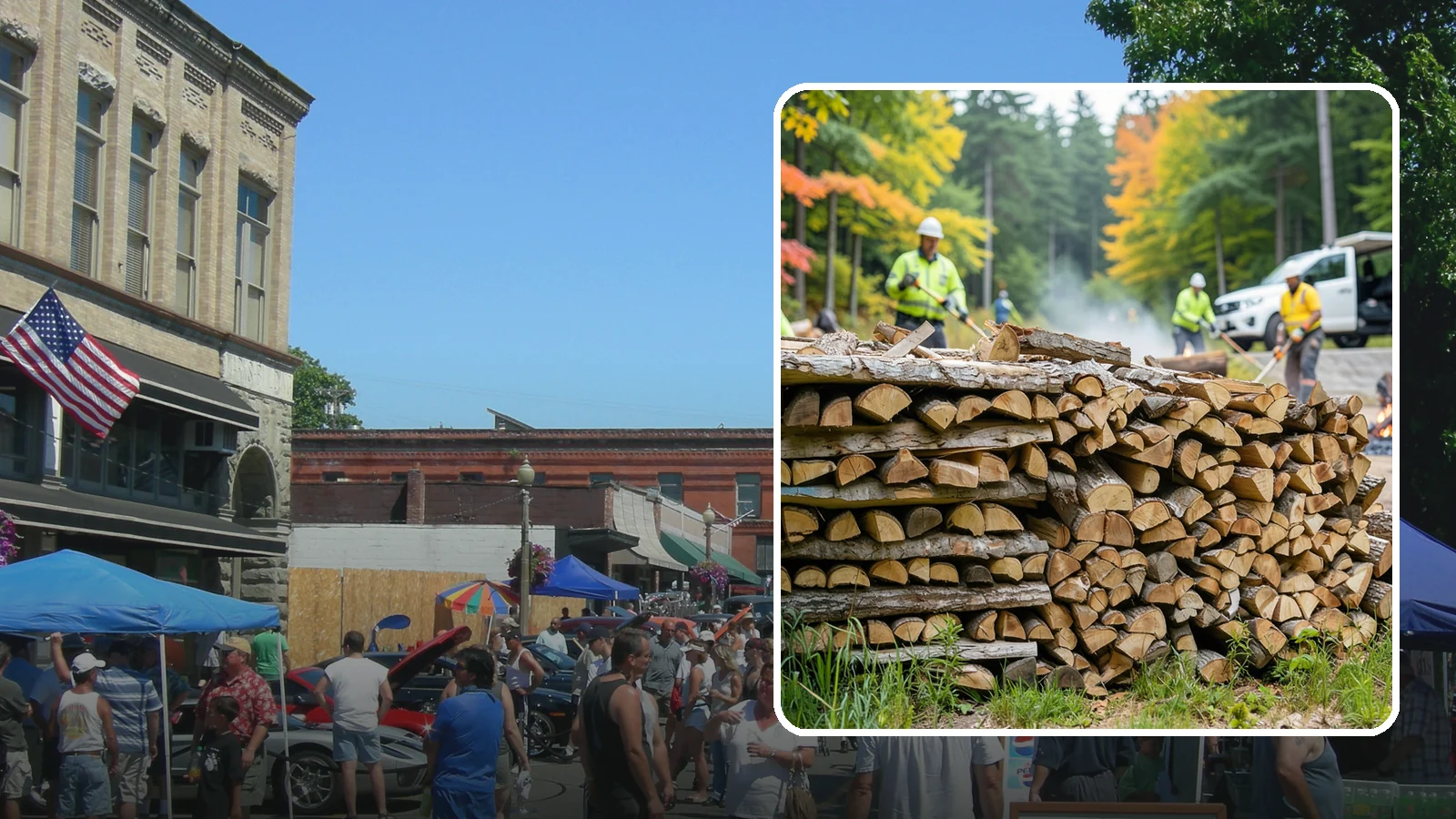 Campground Firewood in Snohomish, Snohomish County, WA - We supply Pacific Northwest campgrounds with bundled and bulk firewood that keeps camp stores and sites stocked all season.