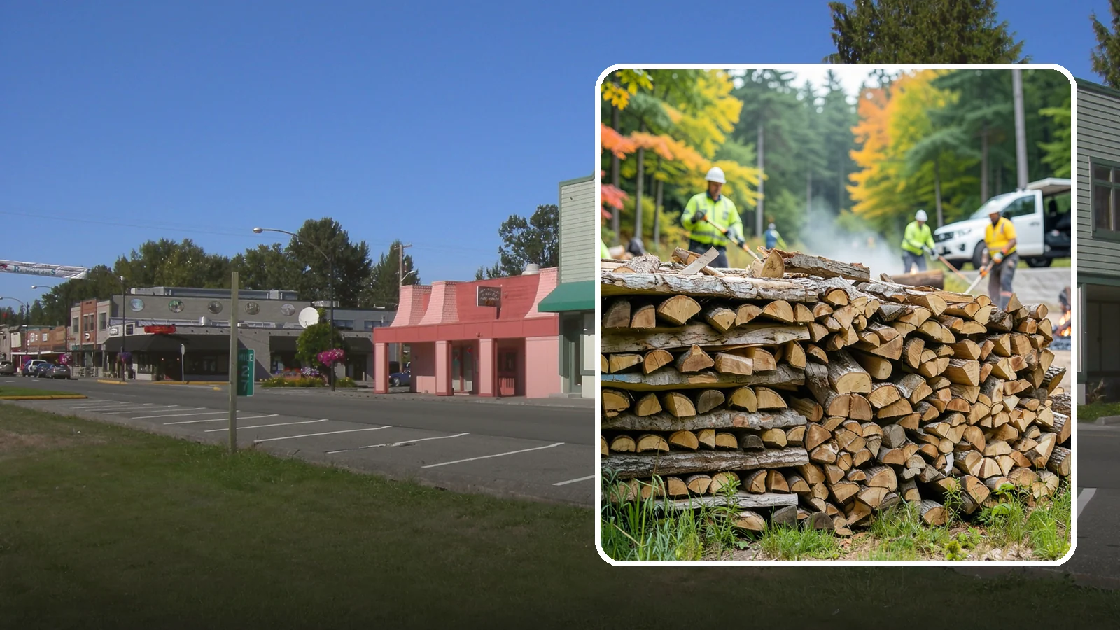 Campground Firewood in Snoqualmie, King County, WA - We supply Pacific Northwest campgrounds with bundled and bulk firewood that keeps camp stores and sites stocked all season.