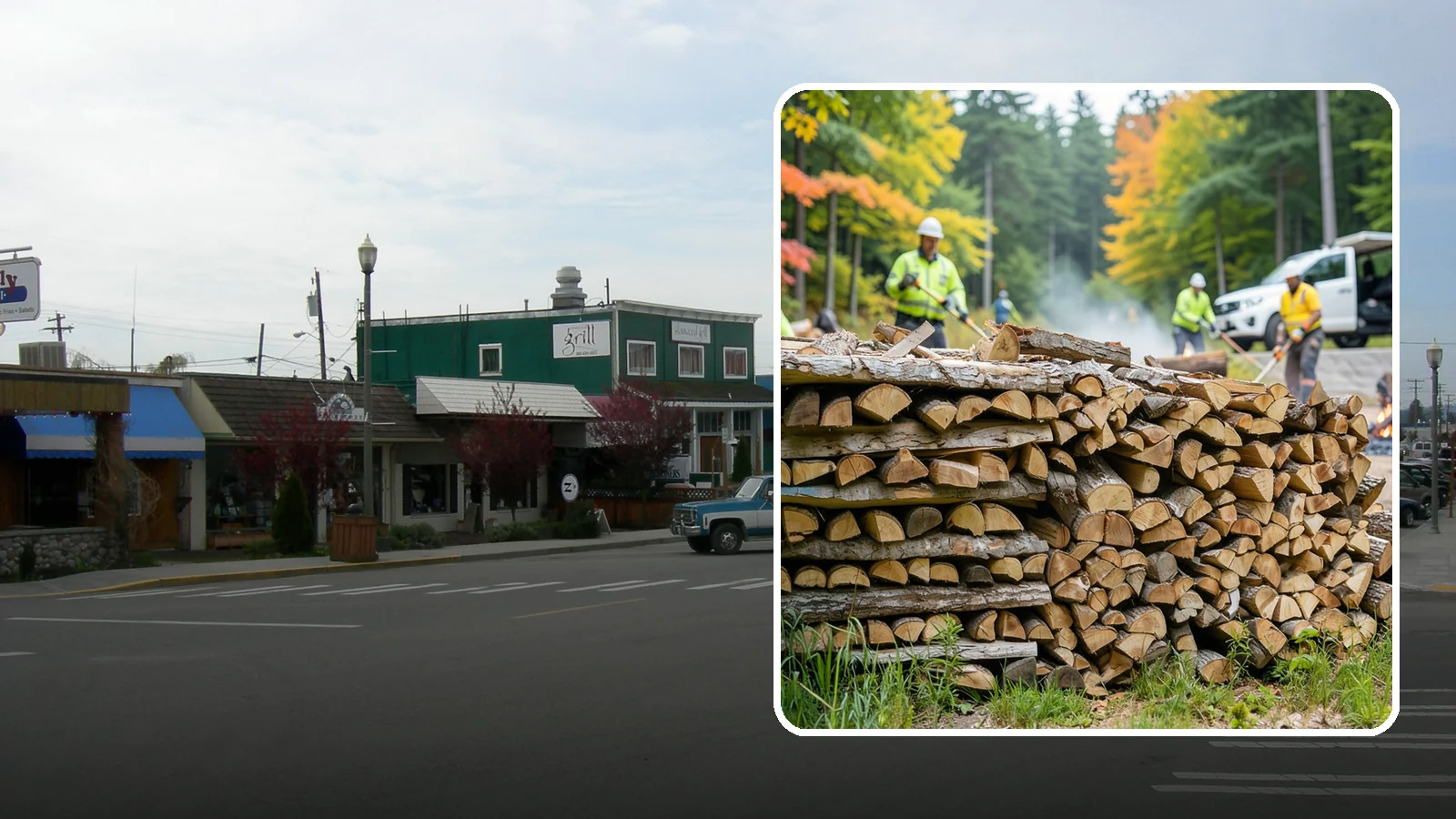 Campground Firewood in Stanwood, Snohomish County, WA - We supply Pacific Northwest campgrounds with bundled and bulk firewood that keeps camp stores and sites stocked all season.