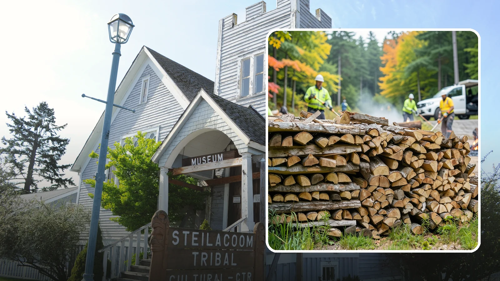 Campground Firewood in Steilacoom, Pierce County, WA - We supply Pacific Northwest campgrounds with bundled and bulk firewood that keeps camp stores and sites stocked all season.