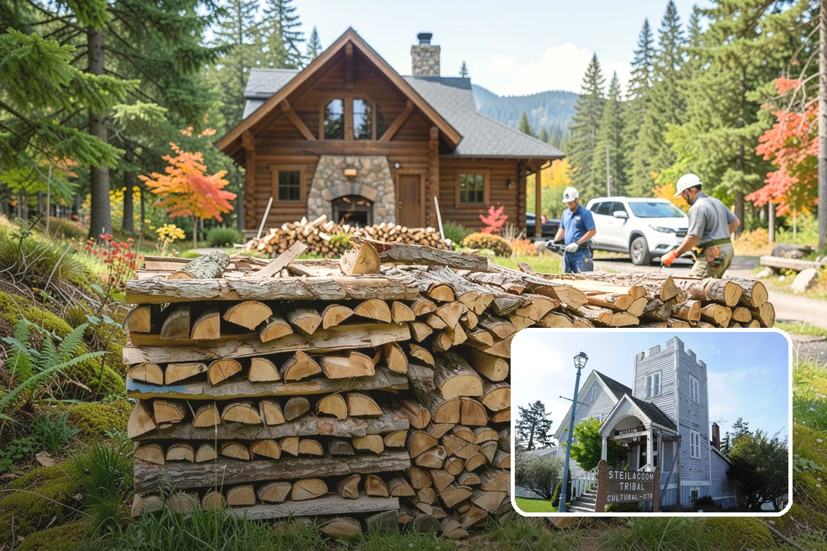 Campground Firewood in Steilacoom, Pierce County, WA - Bundles and bulk volumes to fit your operation