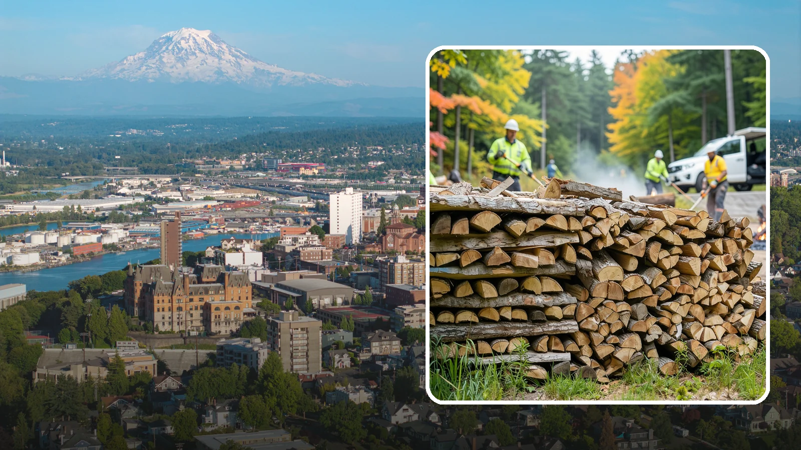 Campground Firewood in Tacoma, Pierce County, WA - We supply Pacific Northwest campgrounds with bundled and bulk firewood that keeps camp stores and sites stocked all season.