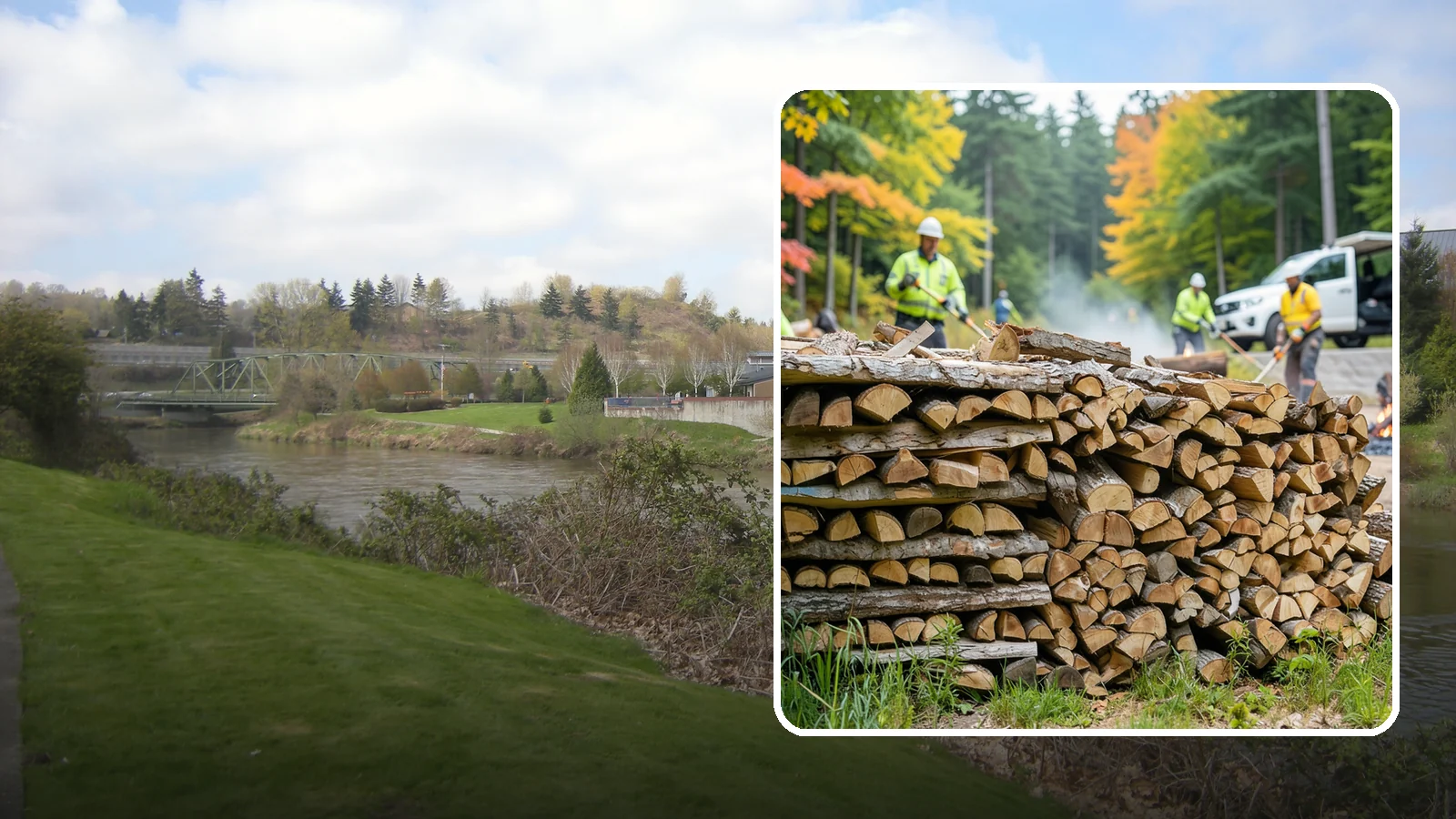 Campground Firewood in Tukwila, King County, WA - We supply Pacific Northwest campgrounds with bundled and bulk firewood that keeps camp stores and sites stocked all season.