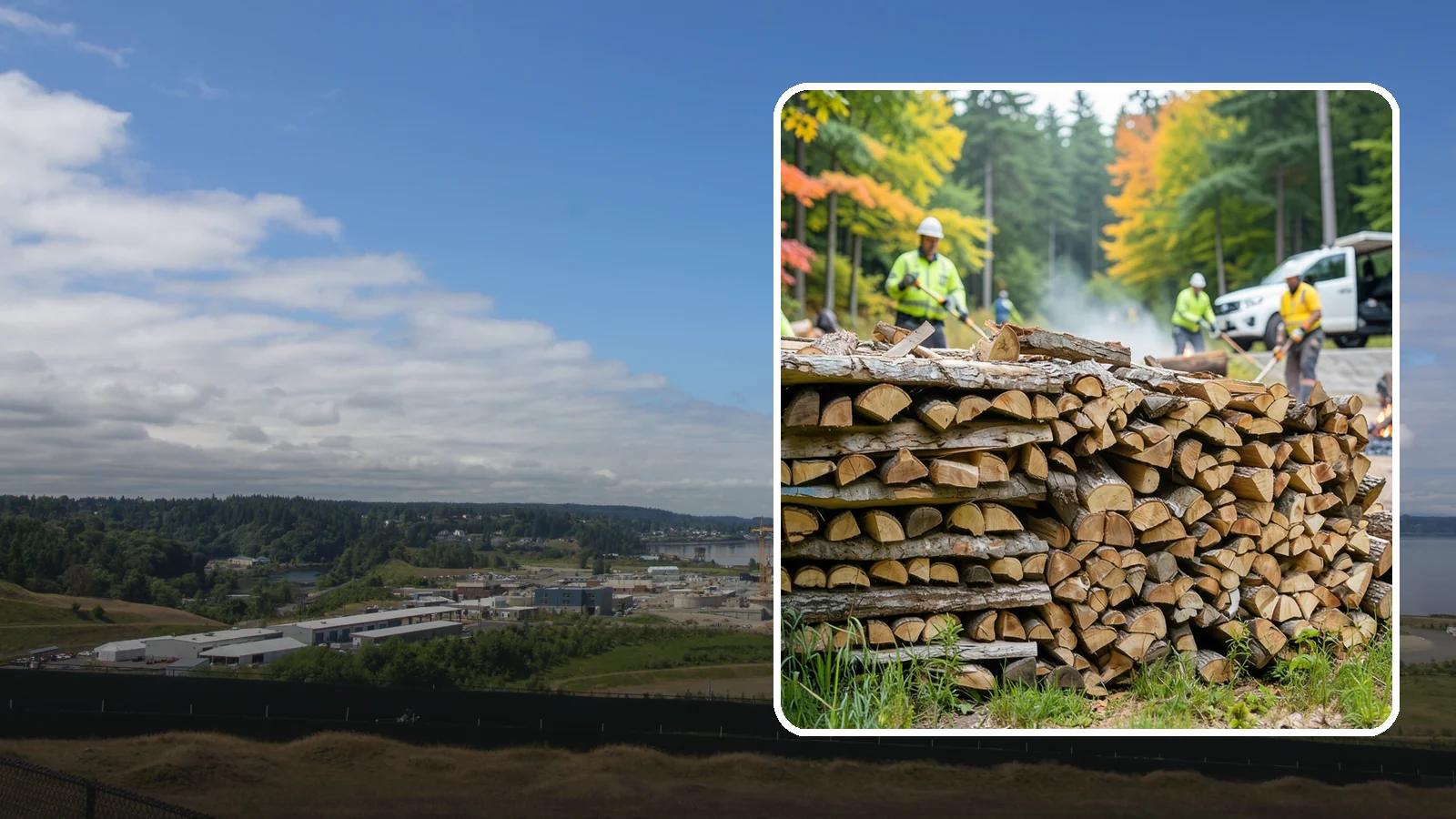 Campground Firewood in University Place, Pierce County, WA - We supply Pacific Northwest campgrounds with bundled and bulk firewood that keeps camp stores and sites stocked all season.