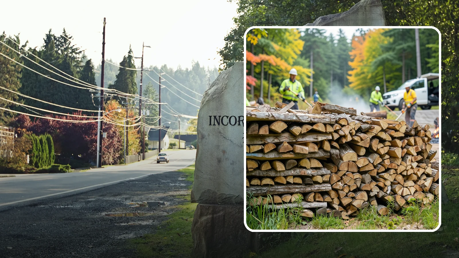 Campground Firewood in Wilkeson, Pierce County, WA - We supply Pacific Northwest campgrounds with bundled and bulk firewood that keeps camp stores and sites stocked all season.