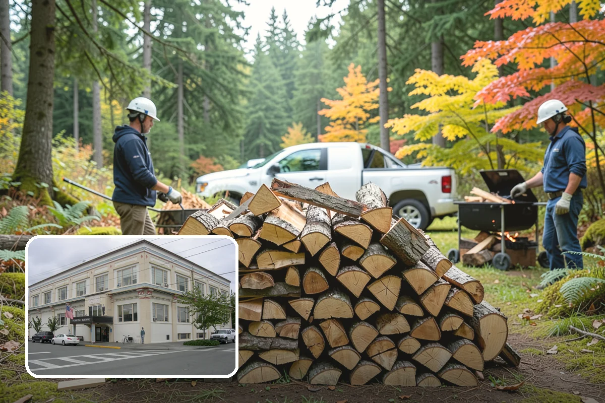 Camping Firewood in Anacortes, Skagit County, WA - Lights quickly even in damp PNW conditions