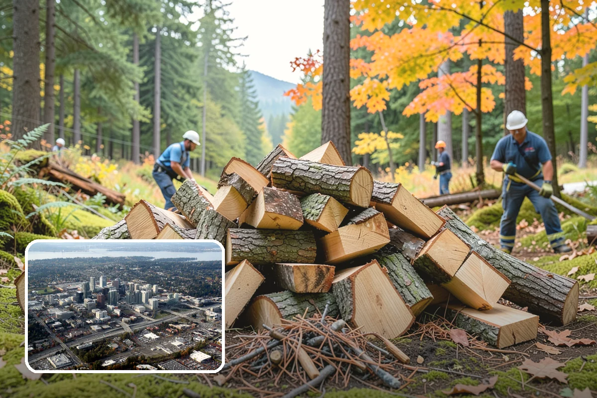 Camping Firewood in Bellevue, King County, WA - Lights quickly even in damp PNW conditions