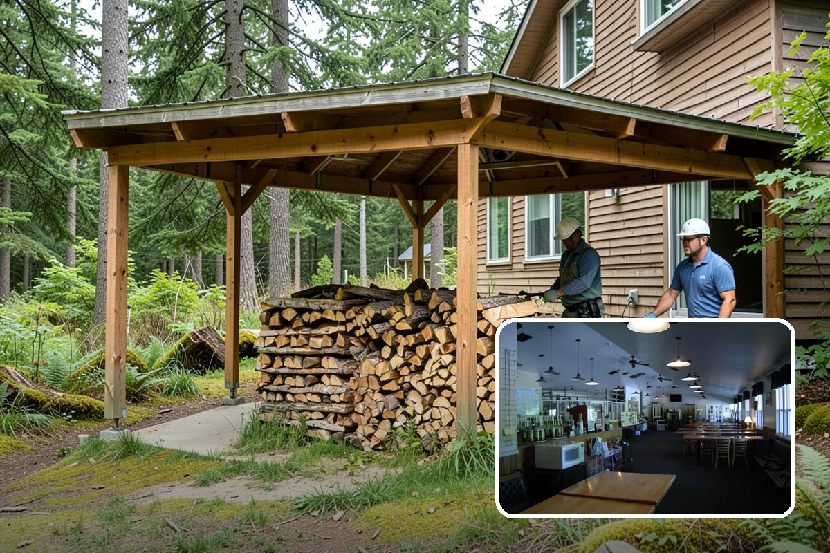 Camping Firewood in Black Diamond, King County, WA - Lights quickly even in damp PNW conditions