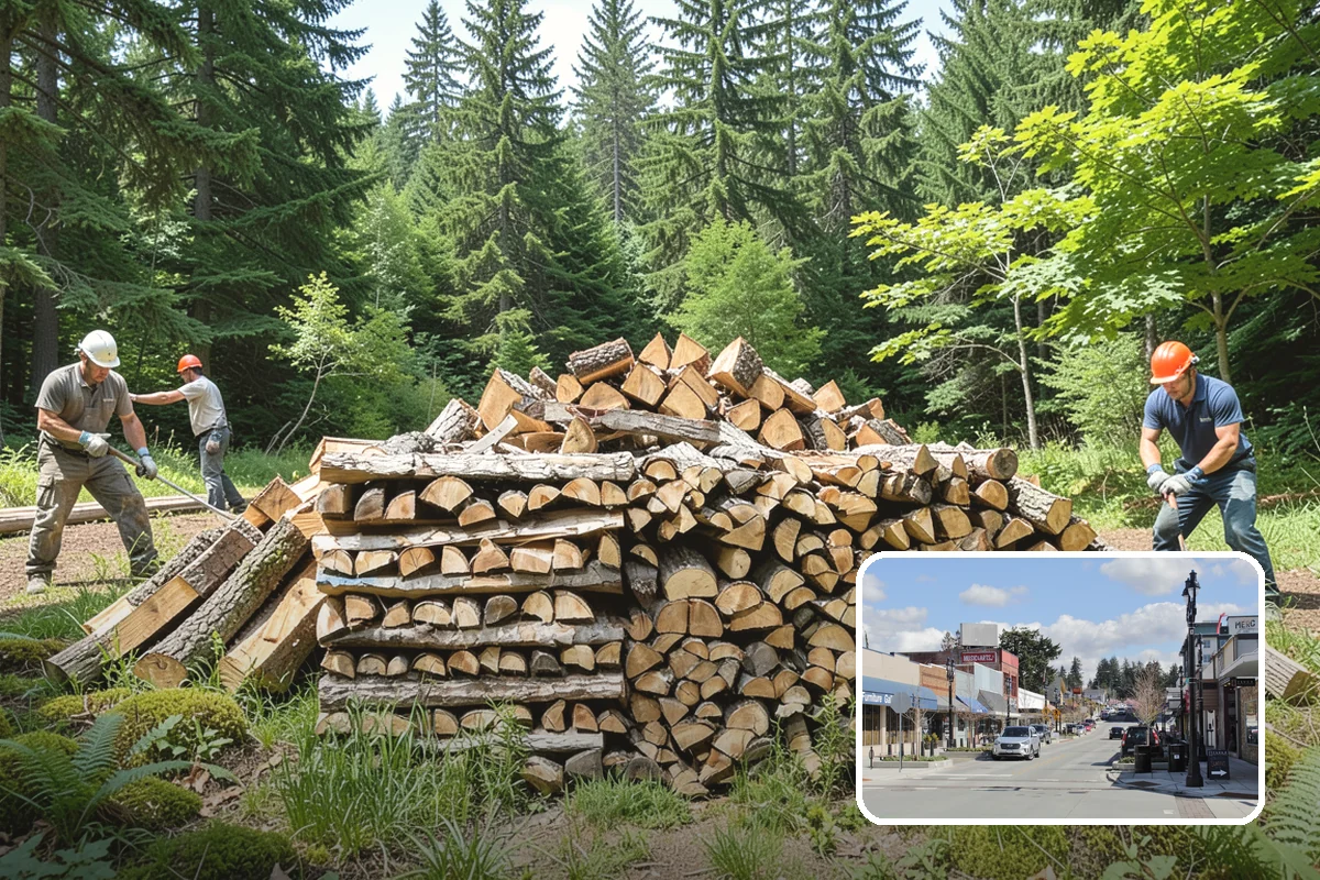 Camping Firewood in Bothell, King County, WA - Lights quickly even in damp PNW conditions