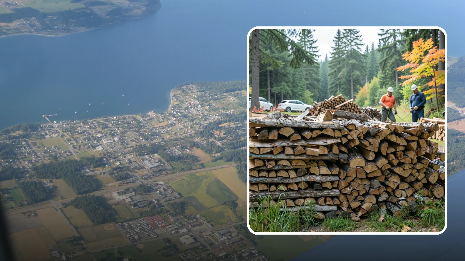Camping Firewood in Coupeville, Island County, WA - Ready-to-burn camping firewood delivered or bundled for trips across the Pacific Northwest.