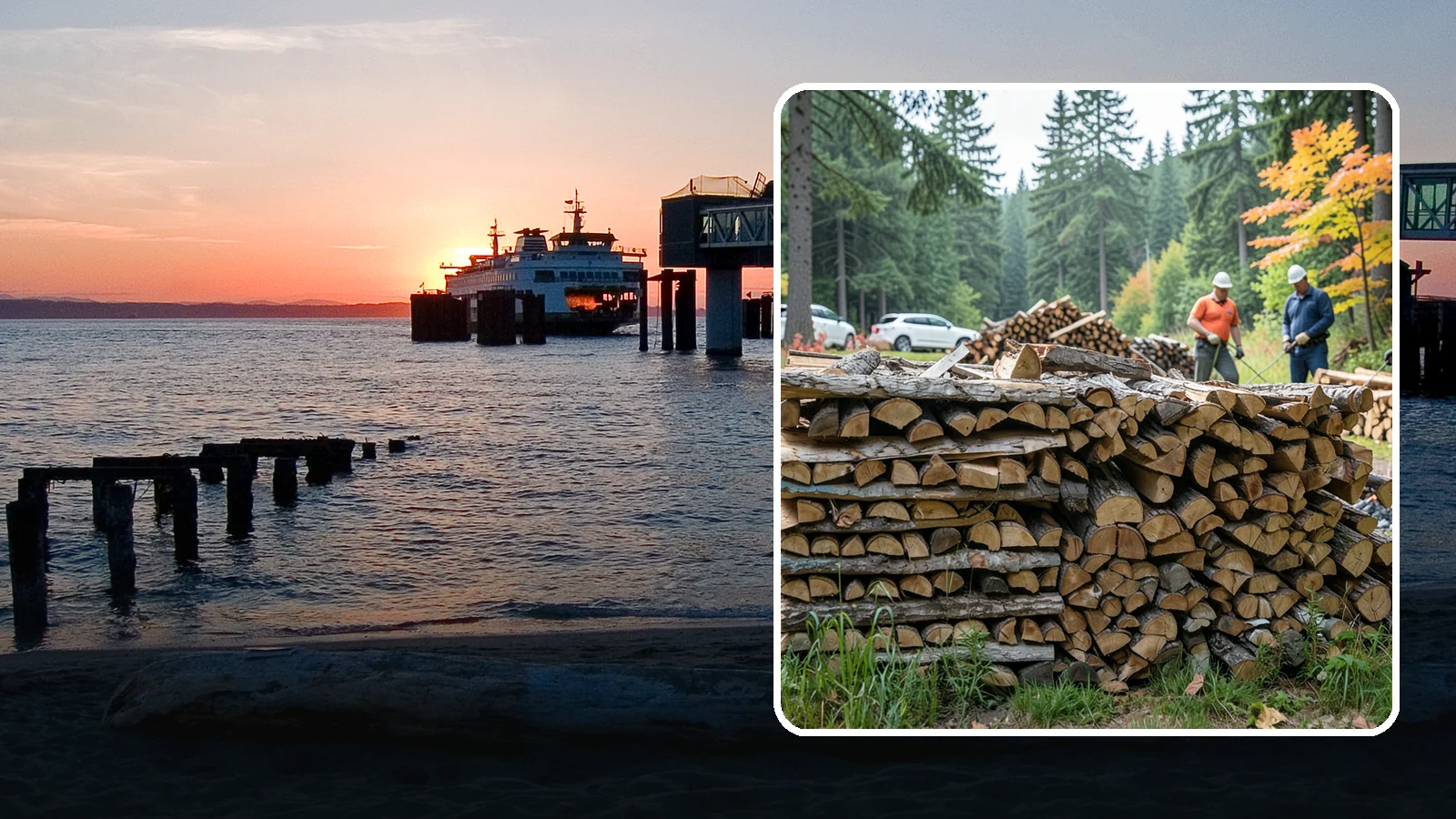 Camping Firewood in Edmonds, Snohomish County, WA - Ready-to-burn camping firewood delivered or bundled for trips across the Pacific Northwest.