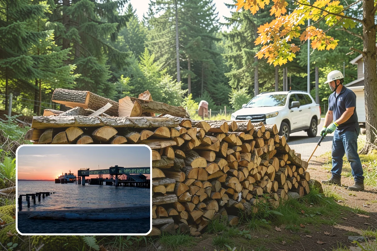 Camping Firewood in Edmonds, Snohomish County, WA - Lights quickly even in damp PNW conditions