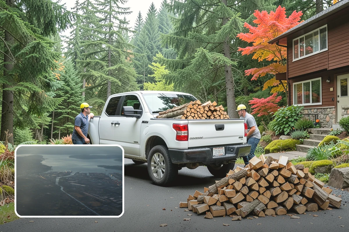 Camping Firewood in Fife, Pierce County, WA - Lights quickly even in damp PNW conditions
