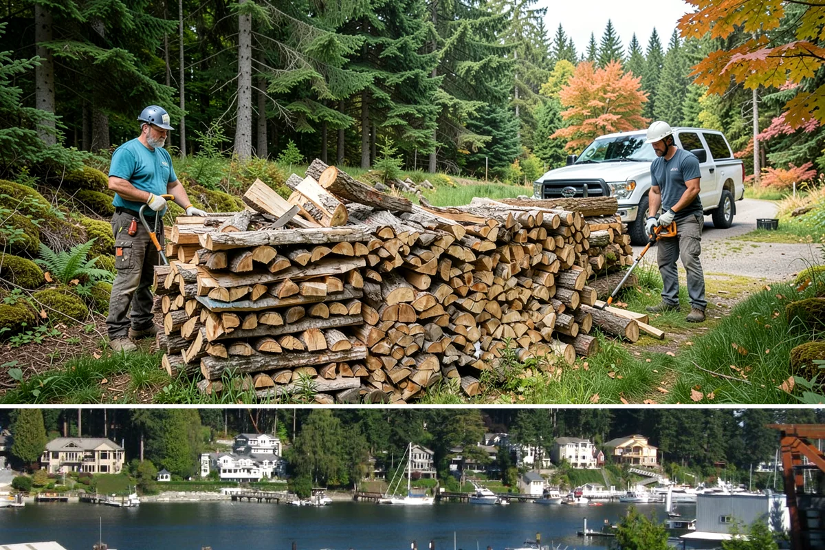 Camping Firewood in Gig Harbor, Pierce County, WA - Demand climbs from late spring through early fall, so reserve ahead for popular summer weekends.