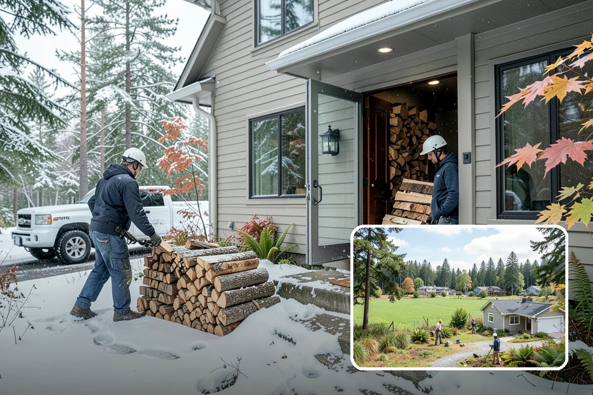 Camping Firewood in Lyman, Skagit County, WA - Lights quickly even in damp PNW conditions