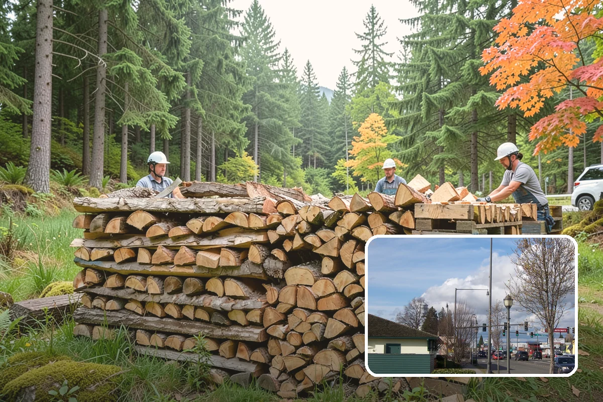 Camping Firewood in Marysville, Snohomish County, WA - Lights quickly even in damp PNW conditions