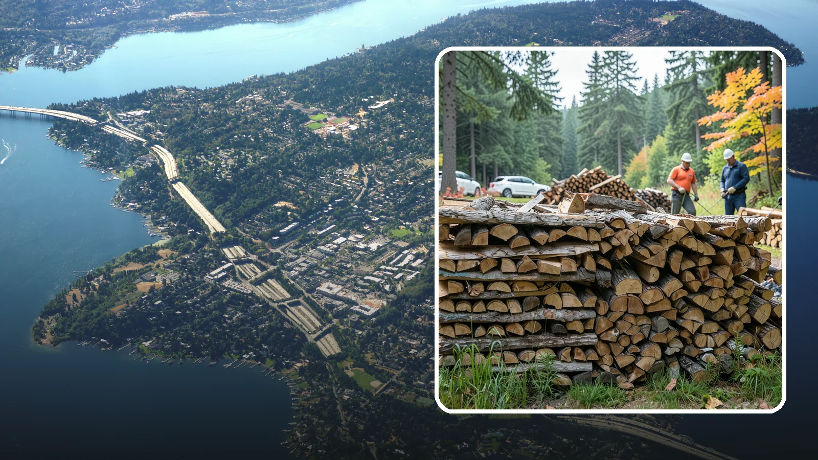 Camping Firewood in Mercer Island, King County, WA - Ready-to-burn camping firewood delivered or bundled for trips across the Pacific Northwest.