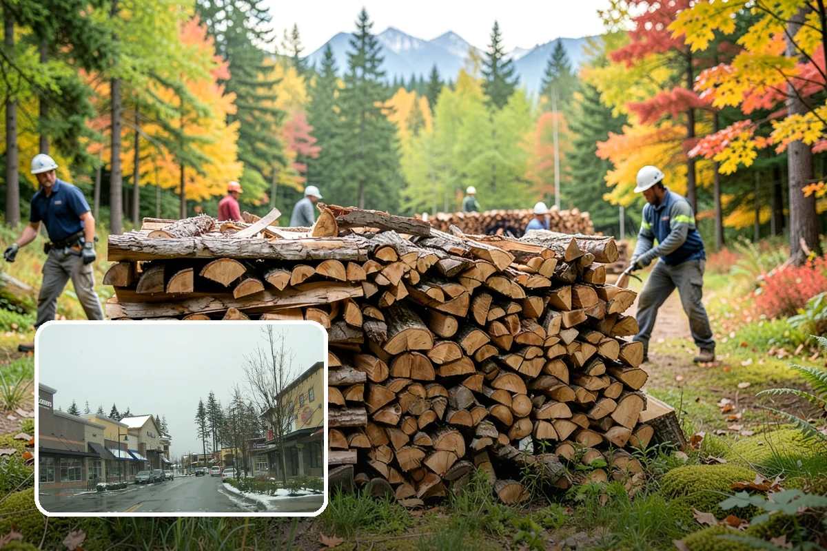 Camping Firewood in Mill Creek, Snohomish County, WA - Lights quickly even in damp PNW conditions