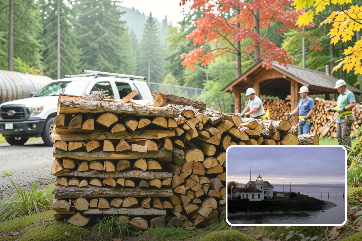 Camping Firewood in Mukilteo, Snohomish County, WA - Lights quickly even in damp PNW conditions