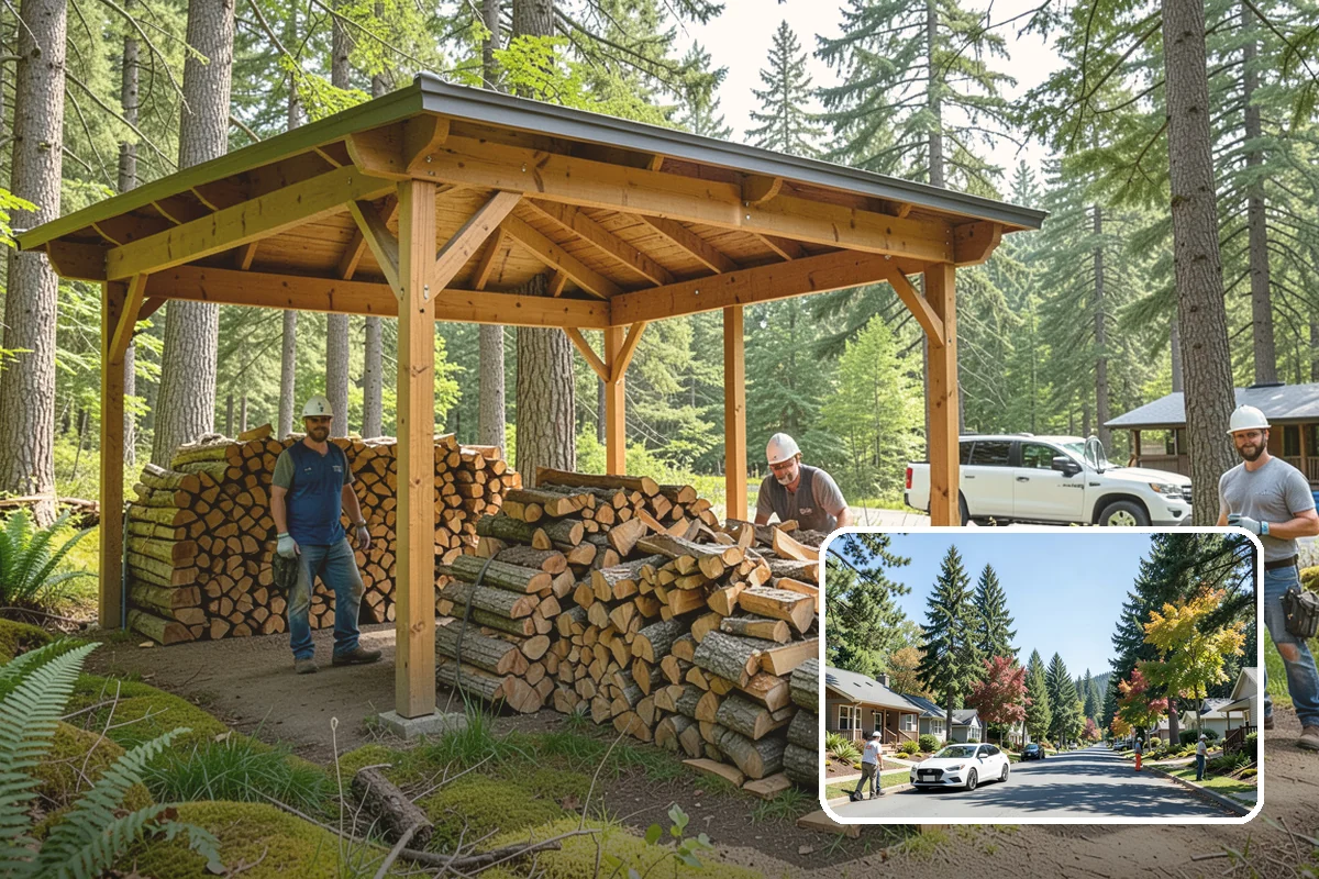 Camping Firewood in Orting, Pierce County, WA - Lights quickly even in damp PNW conditions