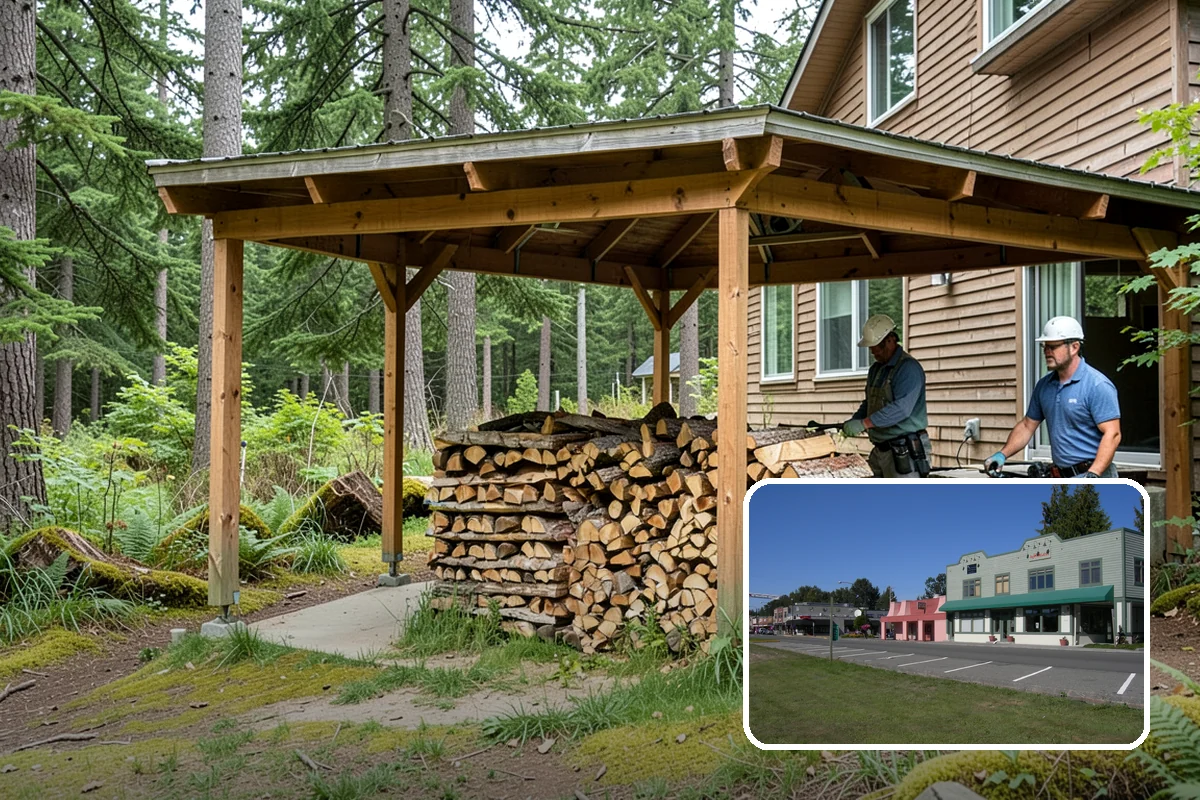Camping Firewood in Snoqualmie, King County, WA - Lights quickly even in damp PNW conditions