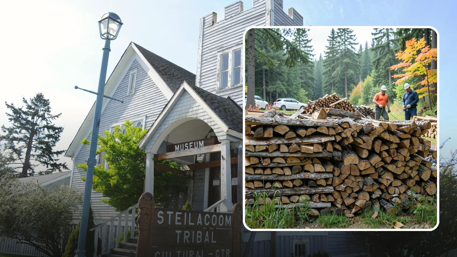 Camping Firewood in Steilacoom, Pierce County, WA - Ready-to-burn camping firewood delivered or bundled for trips across the Pacific Northwest.