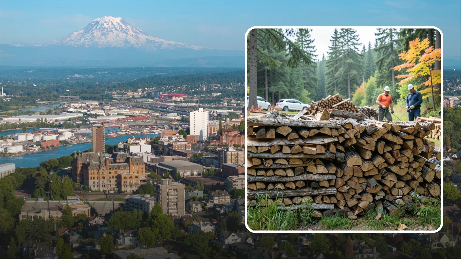 Camping Firewood in Tacoma, Pierce County, WA - Ready-to-burn camping firewood delivered or bundled for trips across the Pacific Northwest.