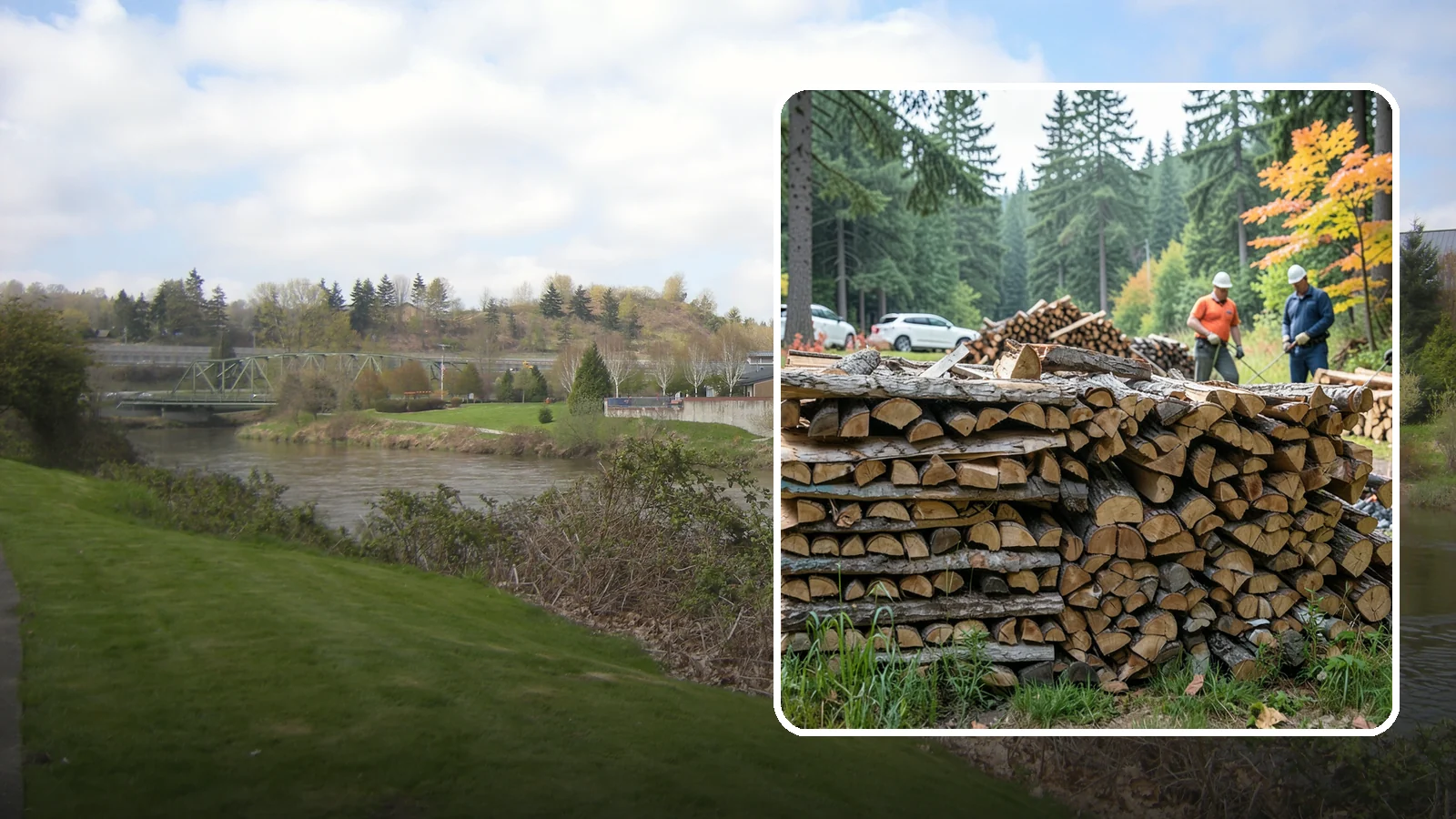 Camping Firewood in Tukwila, King County, WA - Ready-to-burn camping firewood delivered or bundled for trips across the Pacific Northwest.