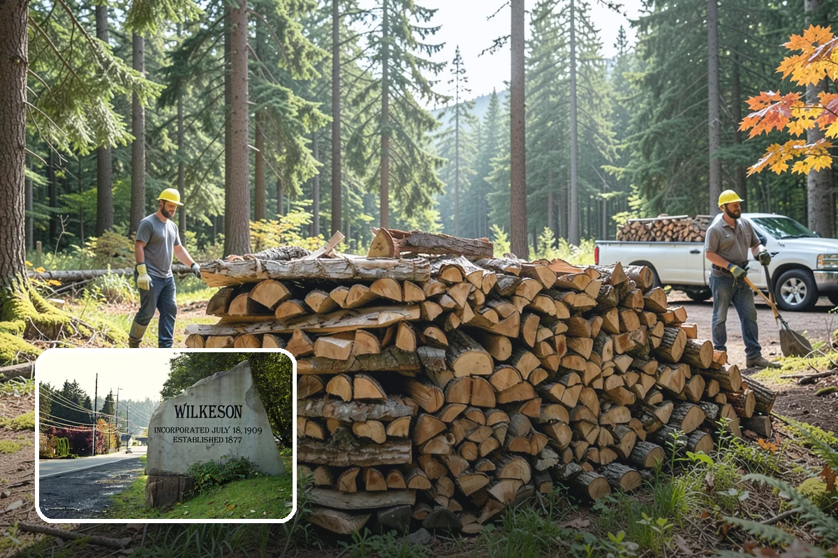 Camping Firewood in Wilkeson, Pierce County, WA - Lights quickly even in damp PNW conditions