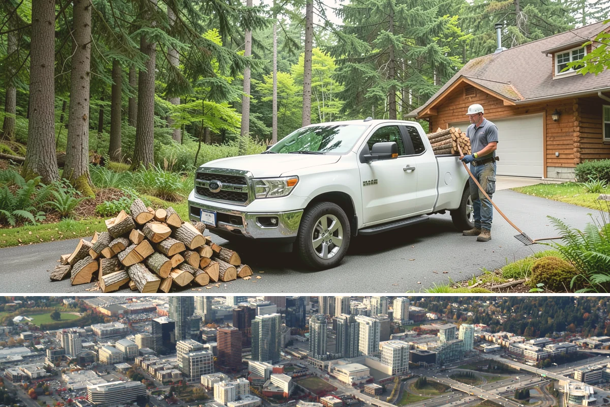Commercial Firewood Supply in Bellevue, King County, WA - Set up a commercial supply agreement before your busy season so deliveries are locked in when you need them most.
