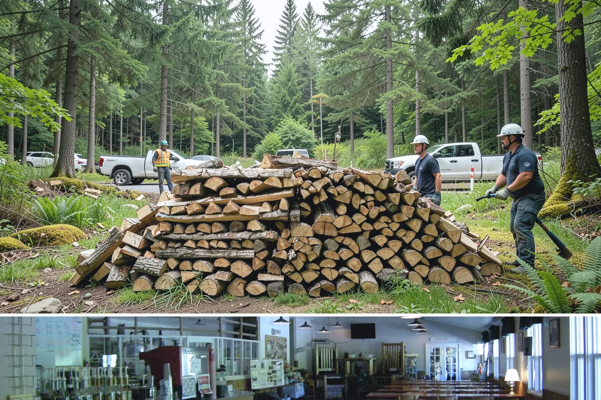 Commercial Firewood Supply in Black Diamond, King County, WA - Set up a commercial supply agreement before your busy season so deliveries are locked in when you need them most.