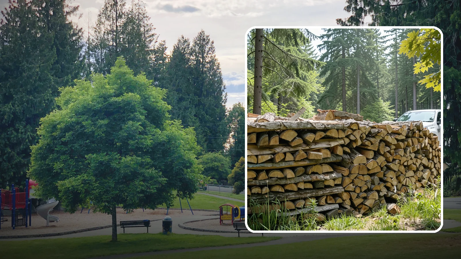 Commercial Firewood Supply in Bonney Lake, Pierce County, WA - We provide reliable, high-volume firewood supply to businesses that need consistent quality and dependable delivery schedules.