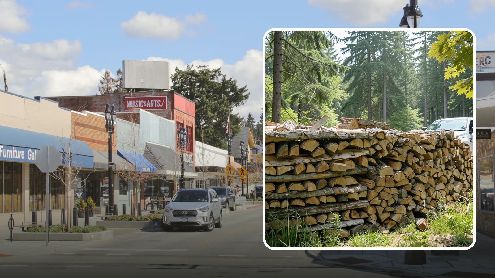Commercial Firewood Supply in Bothell, King County, WA - We provide reliable, high-volume firewood supply to businesses that need consistent quality and dependable delivery schedules.