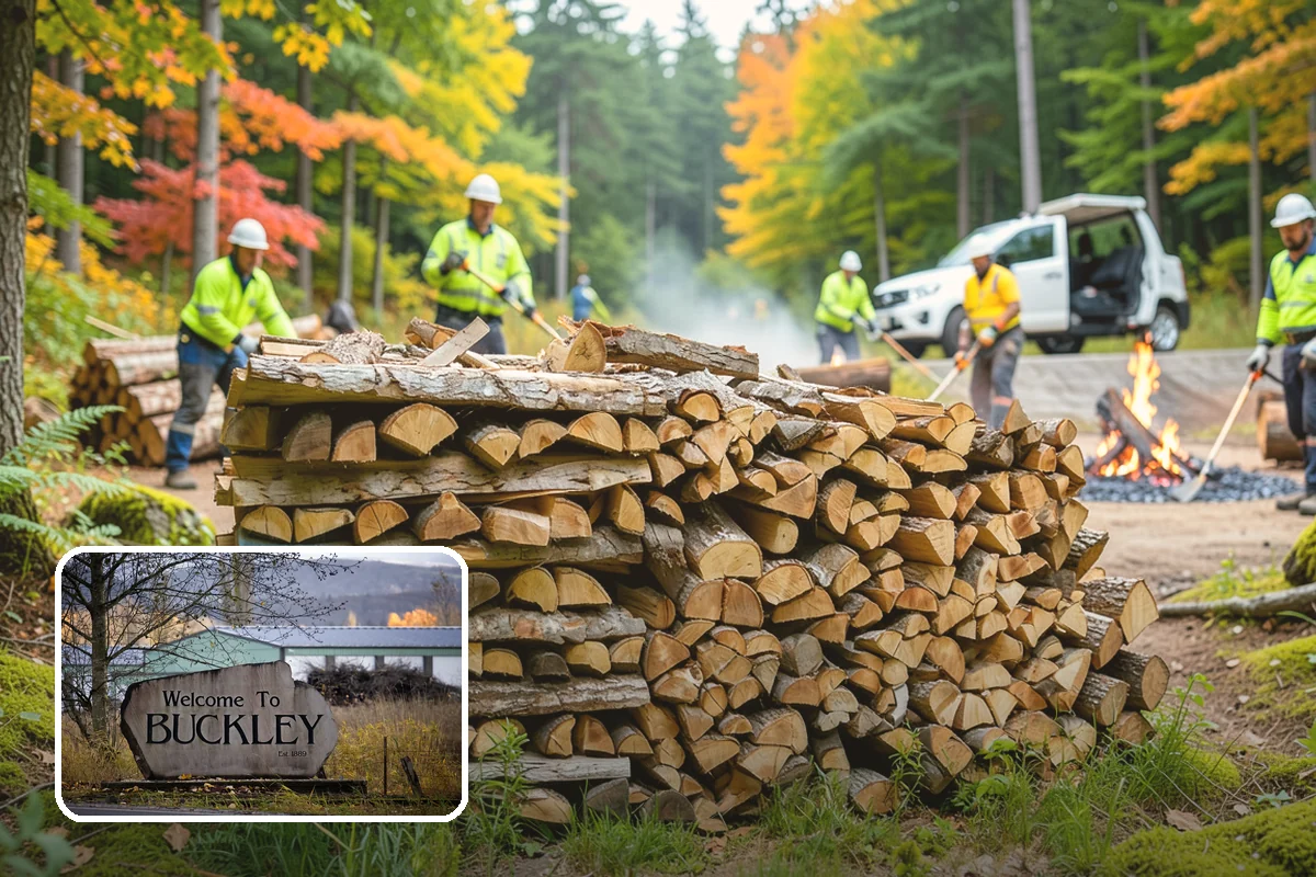 Commercial Firewood Supply in Buckley, Pierce County, WA - Consistent seasoned quality across every load