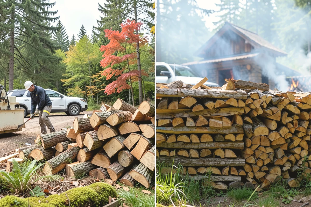 Commercial Firewood Supply in Carbonado, Pierce County, WA - We assess your business's volume and frequency needs