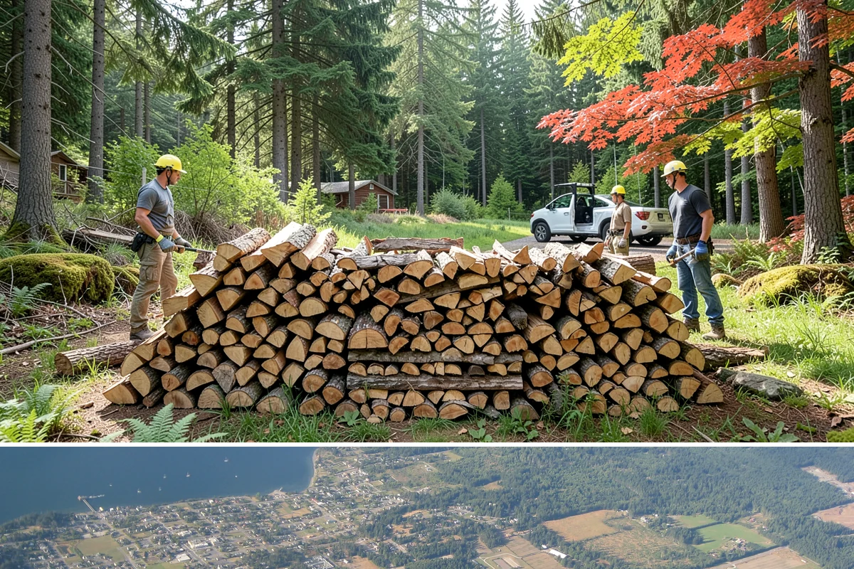 Commercial Firewood Supply in Coupeville, Island County, WA - Set up a commercial supply agreement before your busy season so deliveries are locked in when you need them most.