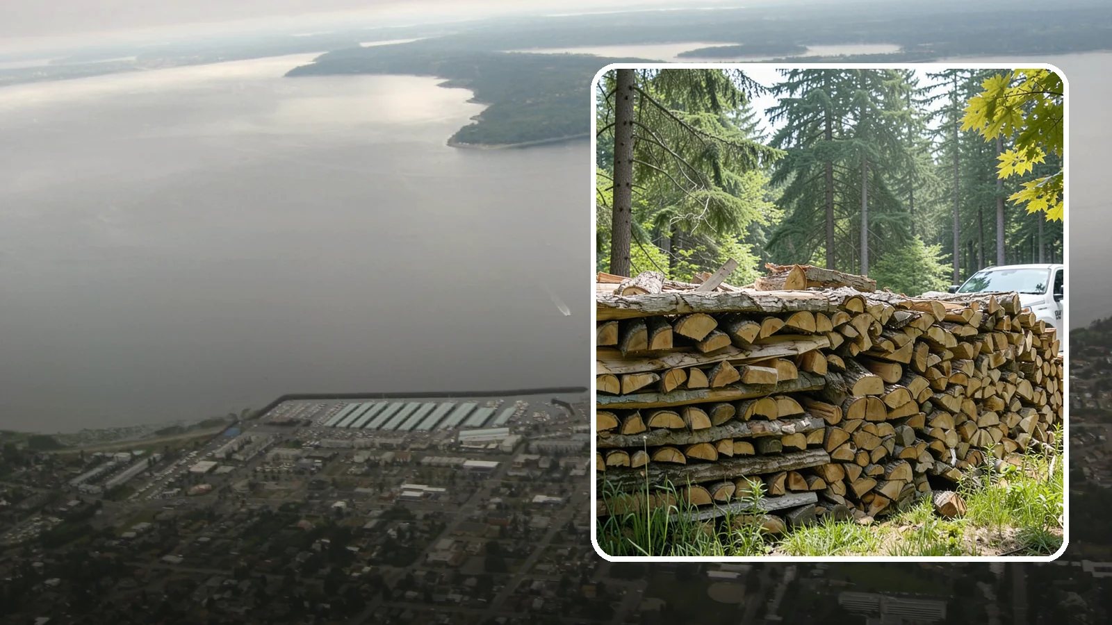 Commercial Firewood Supply in Des Moines, King County, WA - We provide reliable, high-volume firewood supply to businesses that need consistent quality and dependable delivery schedules.