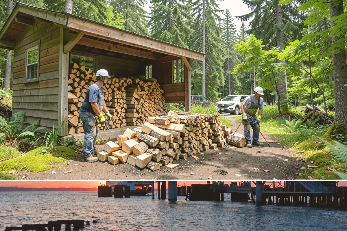 Commercial Firewood Supply in Edmonds, Snohomish County, WA - Set up a commercial supply agreement before your busy season so deliveries are locked in when you need them most.