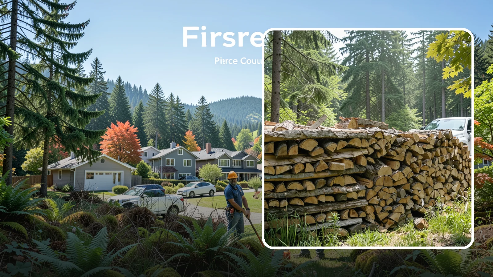 Commercial Firewood Supply in Fircrest, Pierce County, WA - We provide reliable, high-volume firewood supply to businesses that need consistent quality and dependable delivery schedules.